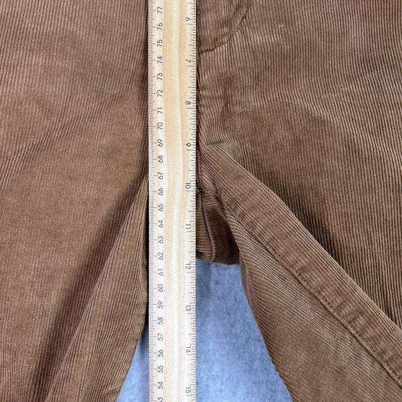 MUJI Brown Corduroy Straight Leg Pants Size Medium - Picture 9 of 15